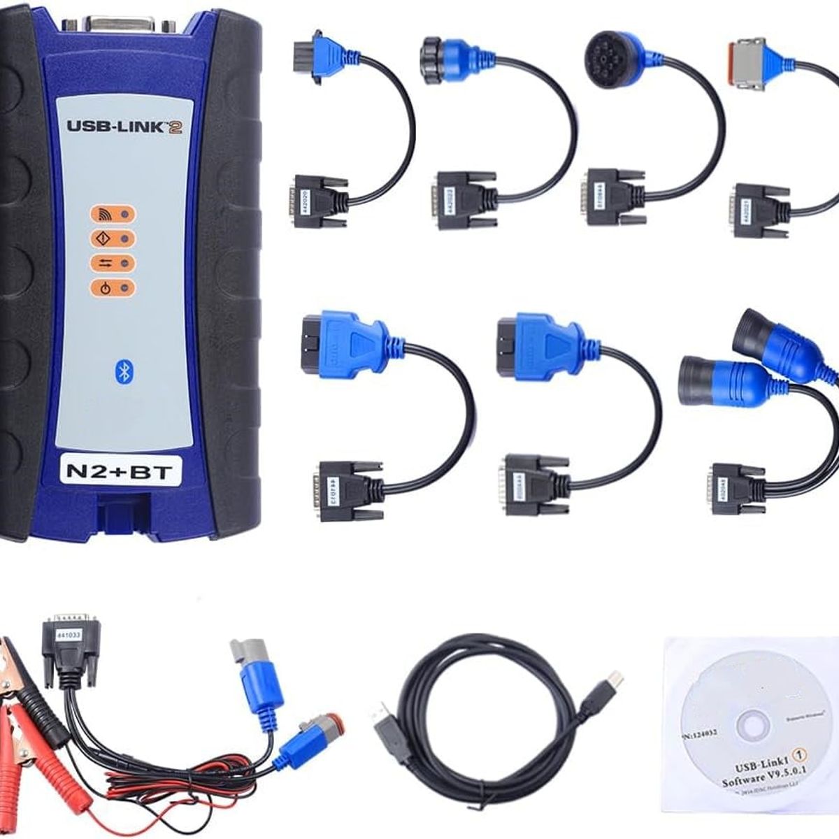 Escaner Diesel Tipo Nexiq 2 Camiones Bluetooth Y Usb, marca KUANGYE - Foto Principal