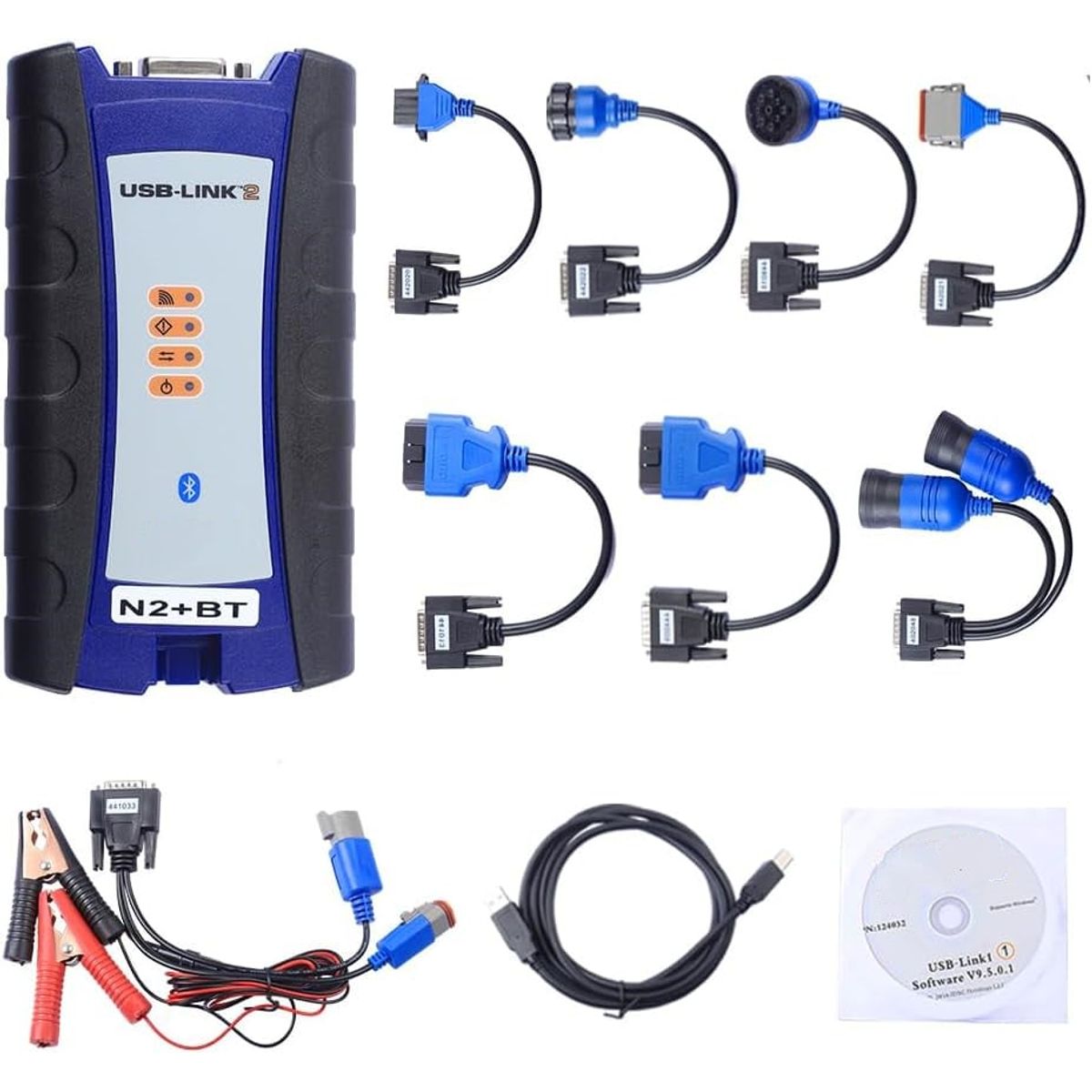 Escaner Diesel Tipo Nexiq 2 Camiones Bluetooth Y Usb, marca KUANGYE - Foto Principal