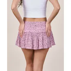 POLEMIC - Short Falda Crep Print - Girl