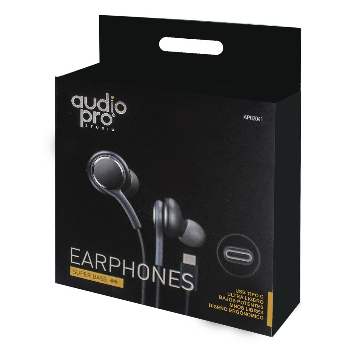 AUDIOPRO - Audífonos USB Tipo-C Audiopro In-Ear AP02041