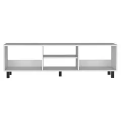 FMFURNITURE - Rack TV 70" Multiusos Fm-042B - Blanco