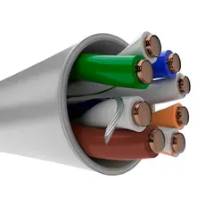 NEXXT SOLUTIONS - Cable de Red UTP Cat5e 100% Cobre 100Mts 24AWG Nexxt Gris