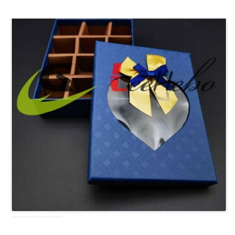 GENERICO - Caja Para Chocolate 12 Puestos Azul