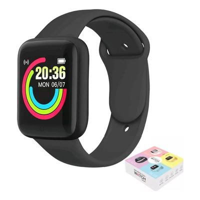 Universal Reloj D20 Smartwatch Inteligente Negro