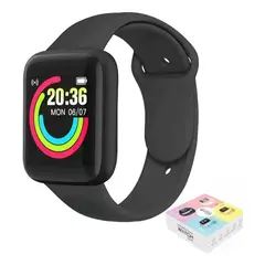 UNIVERSAL - Reloj D20 Smartwatch Inteligente Negro