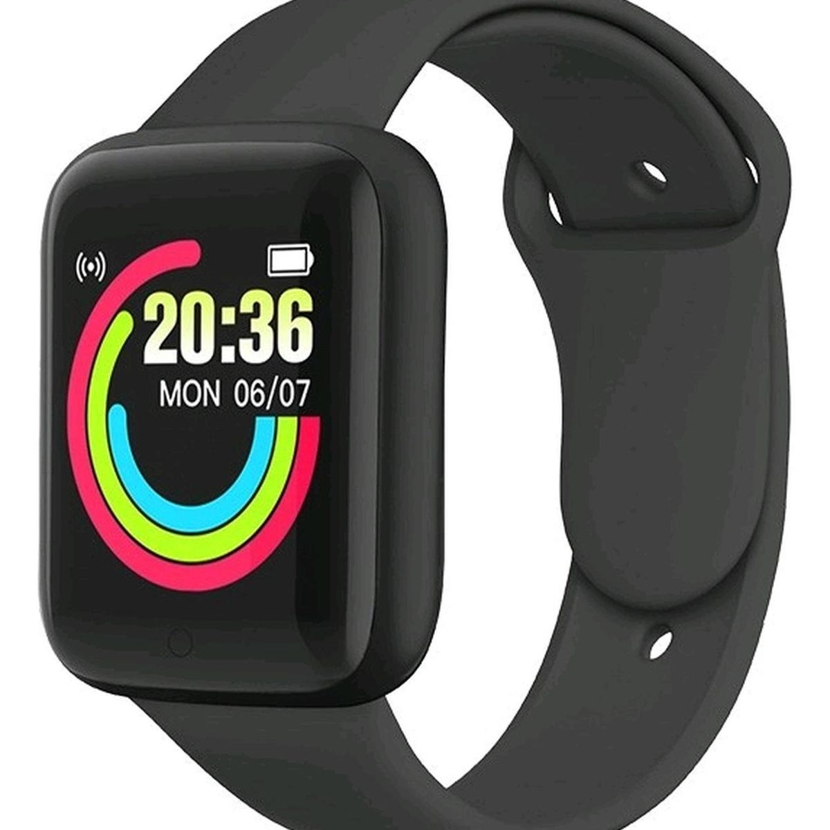 UNIVERSAL - Reloj D20 Smartwatch Inteligente Negro