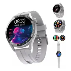 UNIVERSAL - Reloj Wh8 Inteligente Smartwatch Gris Realiza Llamadas