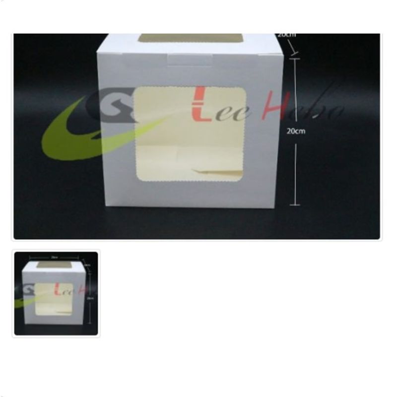 GENERICO - Porta Torta Carton 20cm8in 6Pcs