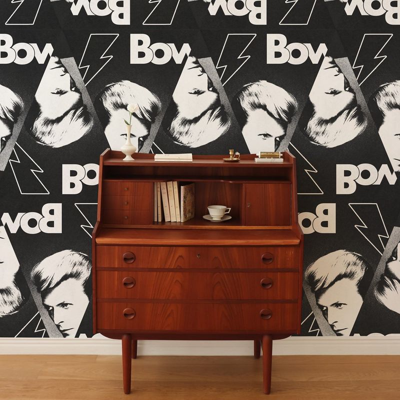 PASQUIN - Papel Mural icónico de Bowie reposicionable y ecológico