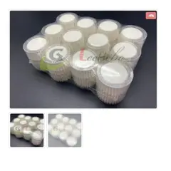 GENERICO - Capsula Cupcake 8cm 1200 Capsulas Blanca
