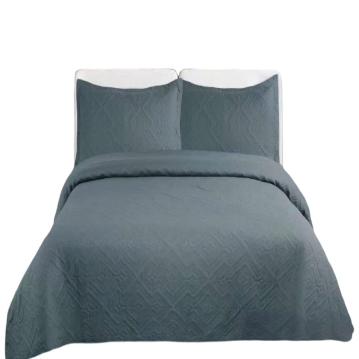 GENERICO - Cubrecama Quilt Unicolor Verano Dos Plazas Ligero E5