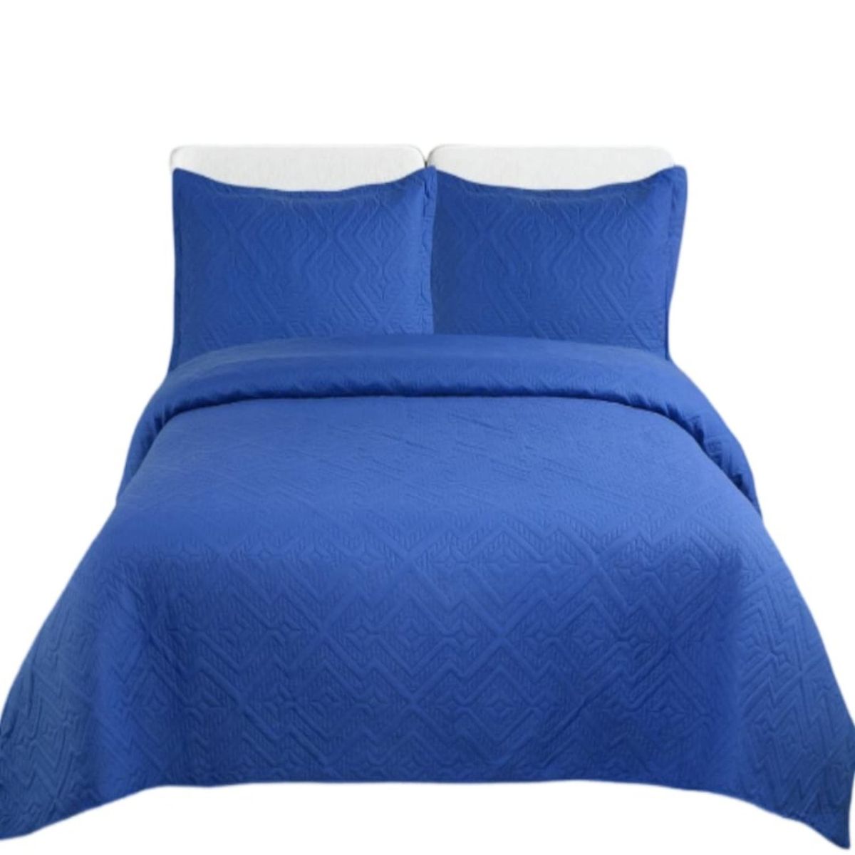 GENERICO - Cubrecama Quilt Verano King Unicolor Ligero E5