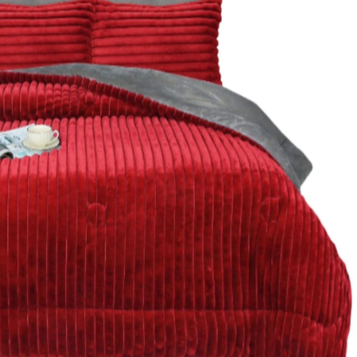 GENERICO - Plumón 2 Plazas Chiporro Textura Lineal Invierno E1