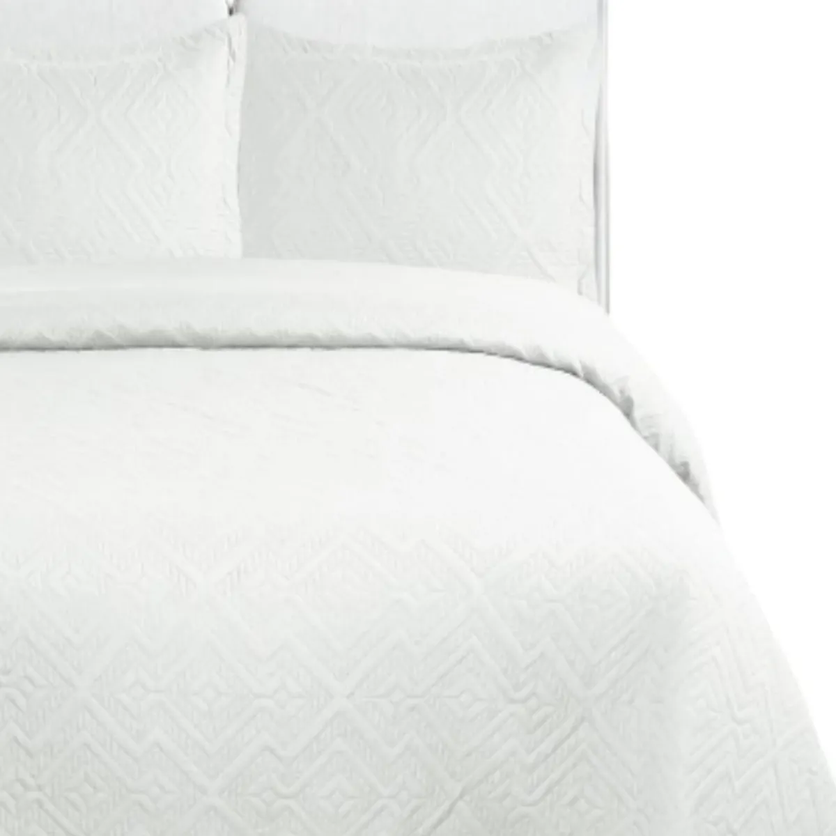 GENERICO - Cubrecama Quilt Unicolor Verano Dos Plazas Ligero E3