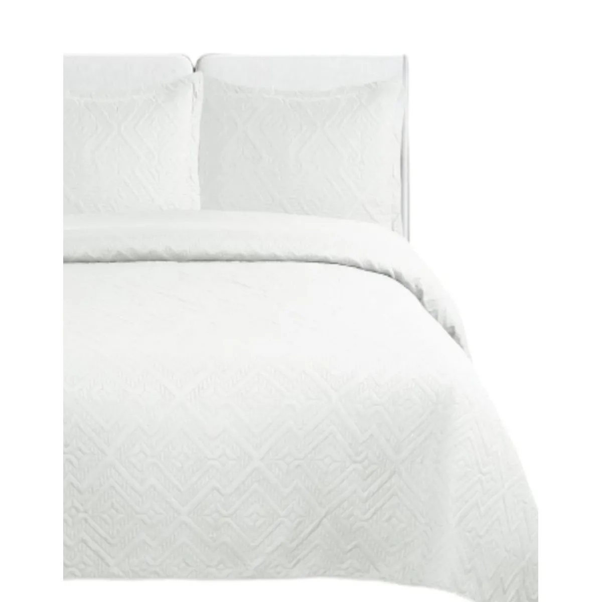 GENERICO - Cubrecama Quilt Unicolor Verano Dos Plazas Ligero E3