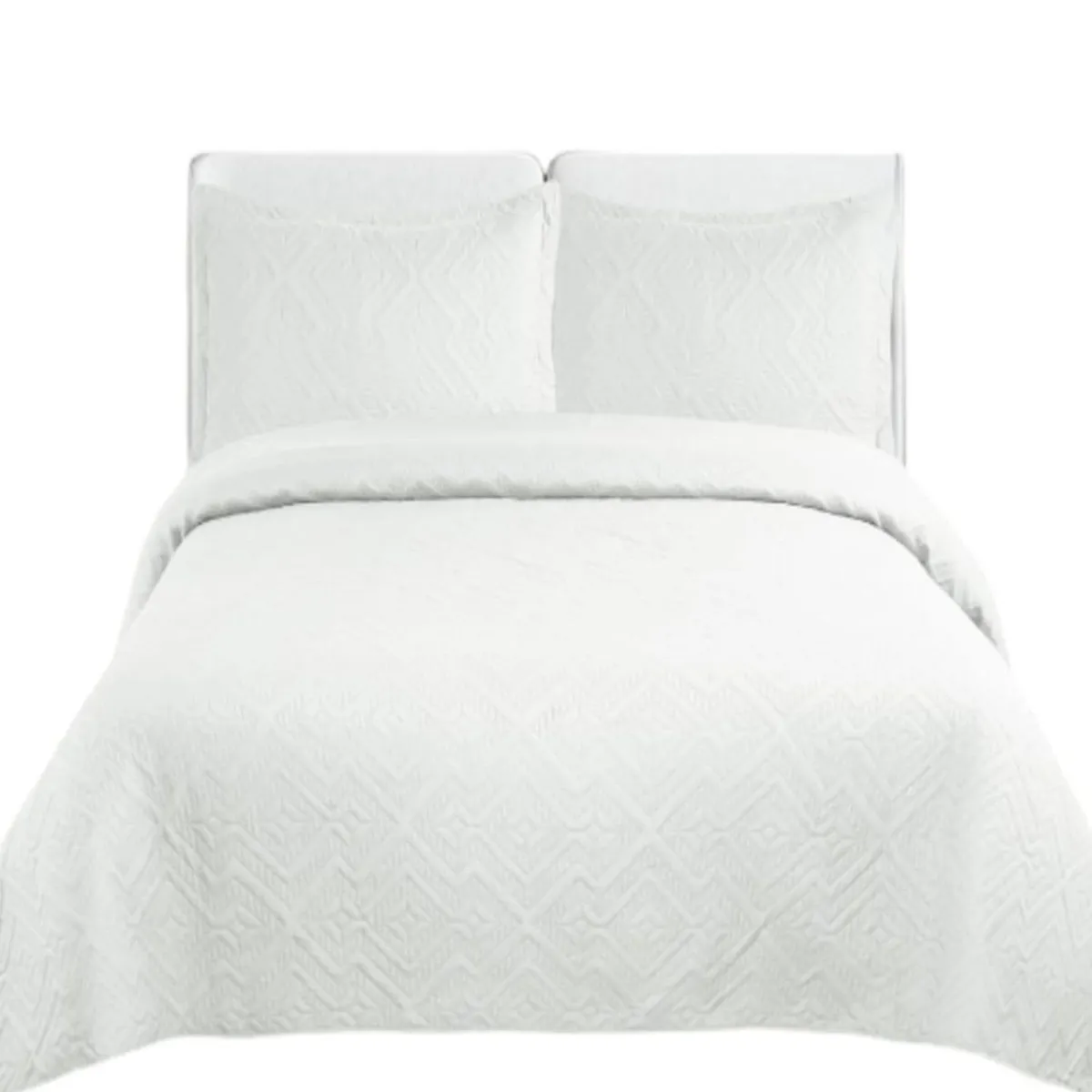 GENERICO - Cubrecama Quilt Unicolor Verano Dos Plazas Ligero E3