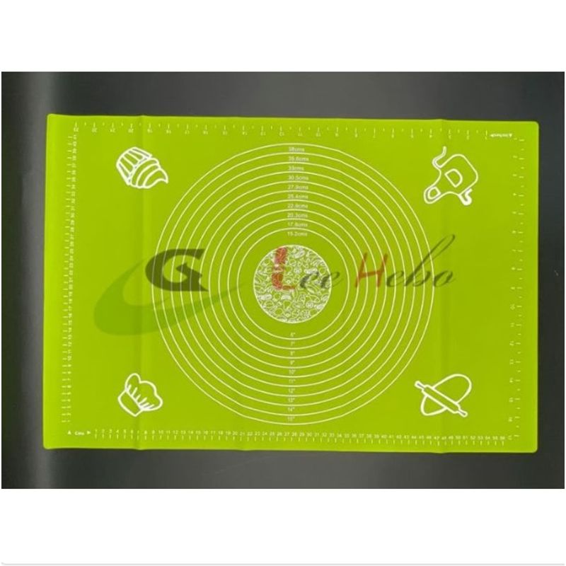 GENERICO - Base Tapete De Silicona Para Trabajar Masas 45x65Cm