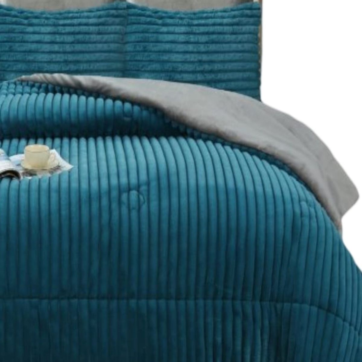 GENERICO - Plumón 2 Plazas Chiporro Textura Lineal Invierno E2