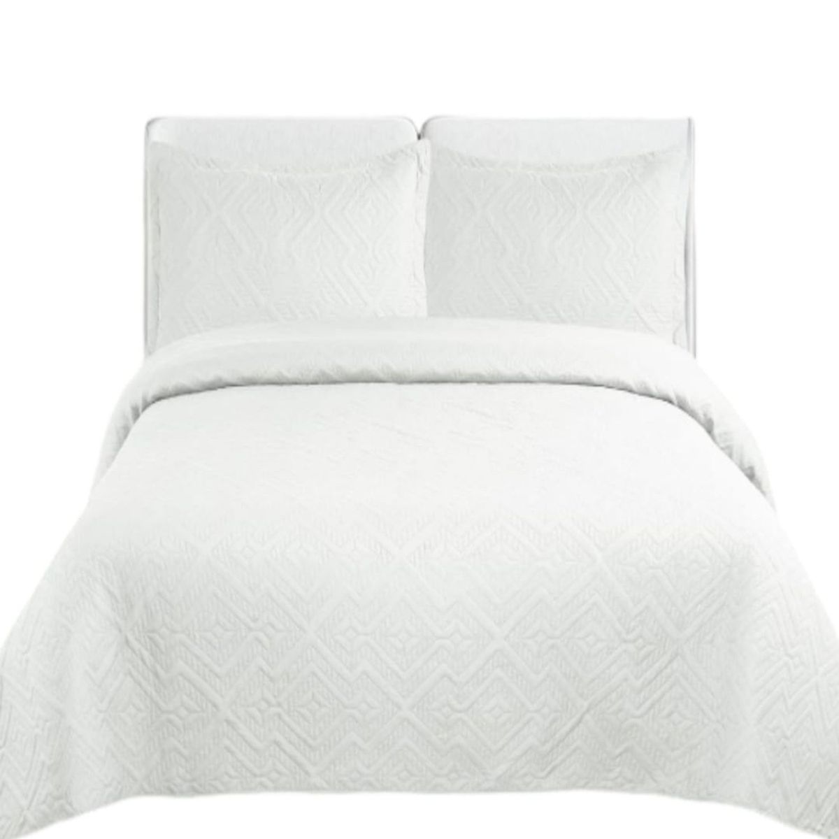 GENERICO - Cubrecama Quilt Unicolor Verano Dos Plazas Ligero E3