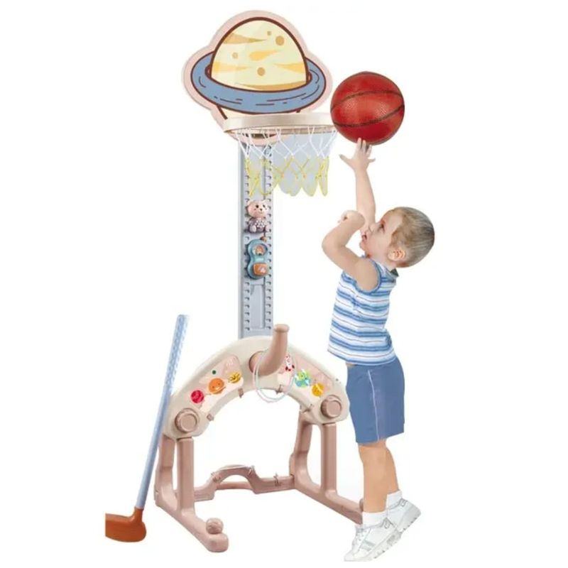 GENERICO - Aro De Basquetbol Infantil Multi Juegos 4 En 1 Niños