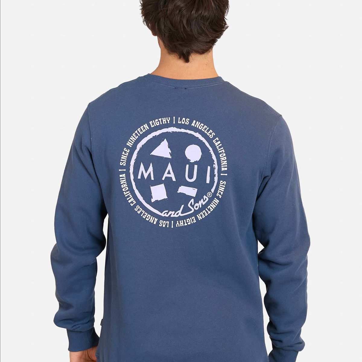 MAUI AND SONS - Poleron CR Clasicc Paie Azul Hombre Maui And Sons