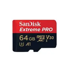 SANDISK - Tarjeta de Memoria Flash Extreme Pro 64 GB
