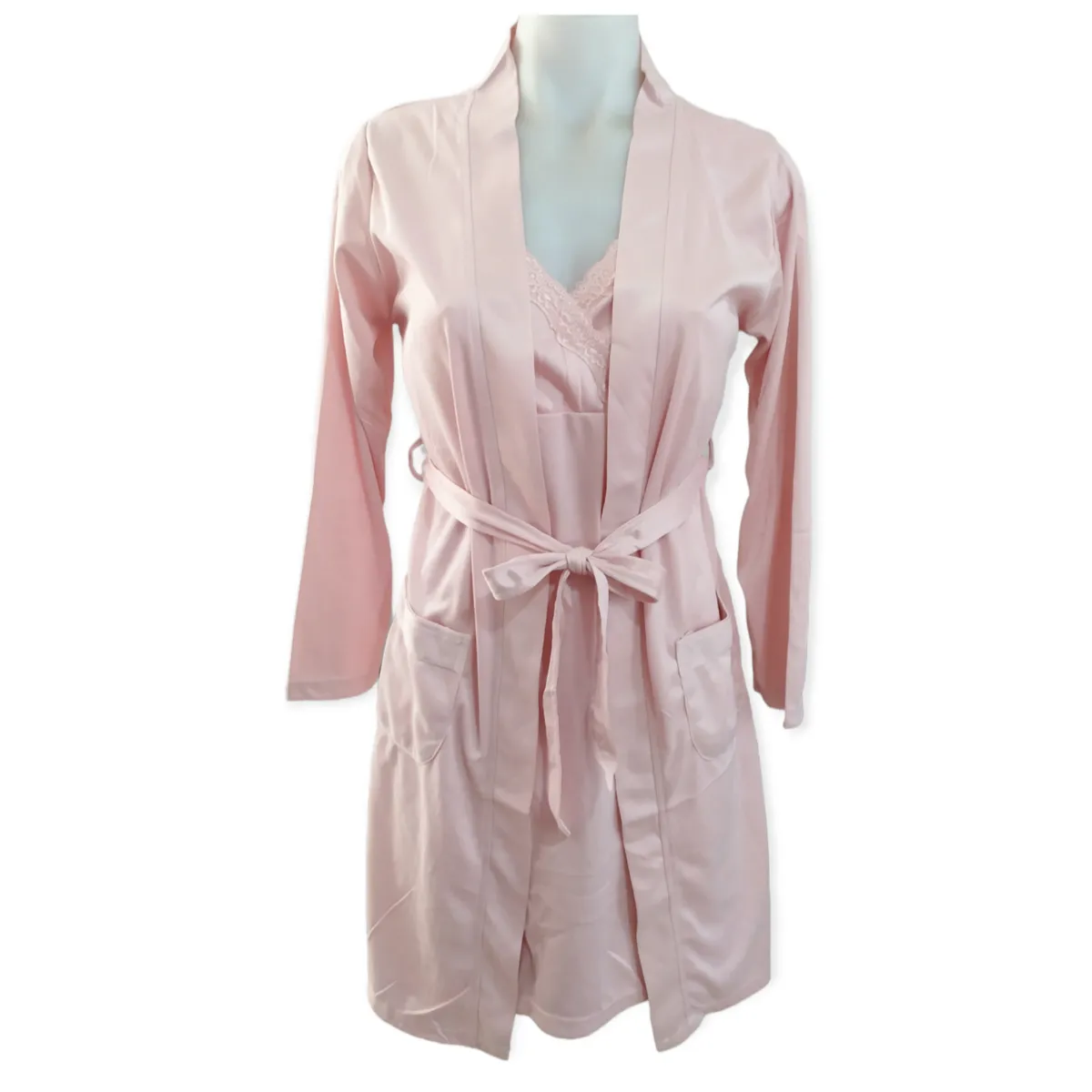 MEDIA LUNA - Pijama maternal bata levantadora y camisola para lactancia