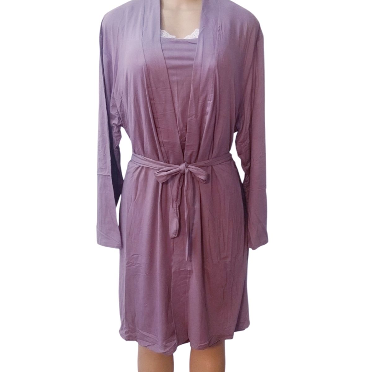 MEDIA LUNA - Pijama maternal bata levantadora y camisola para lactancia