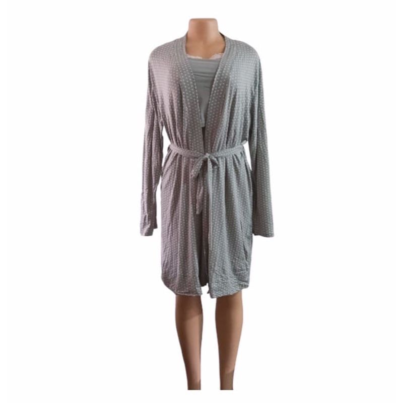 MEDIA LUNA - Pijama maternal bata levantadora y camisola para lactancia