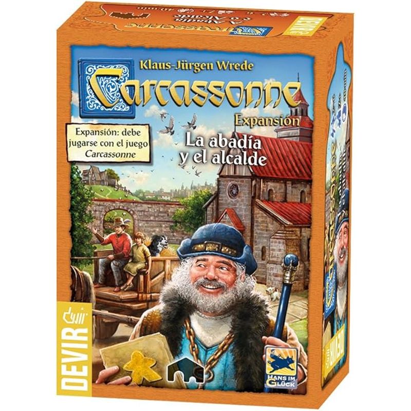 DEVIR - Carcassonne La Abadia y el Alcalde 2da Edición - Español