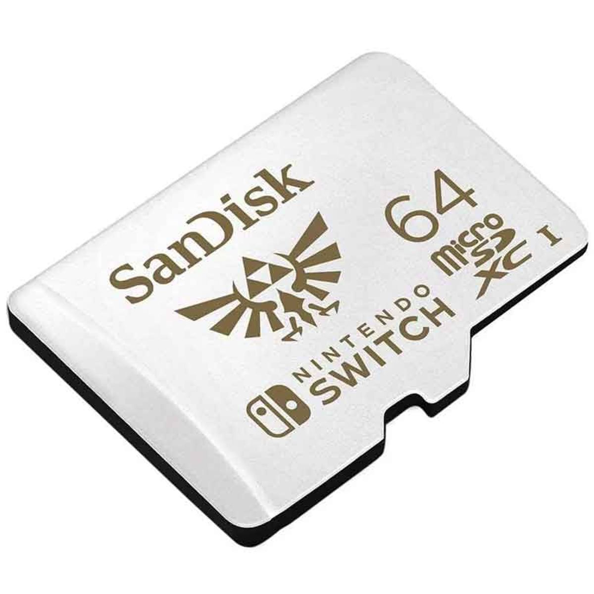 SANDISK - Memoria MicroSDXC 64GB Sandisk Nintendo Switch