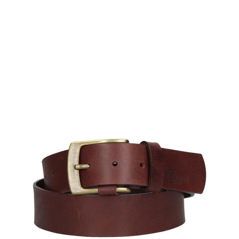PANAMA JACK - Cinturón Cuero Hombre Chocolate Panama Jack