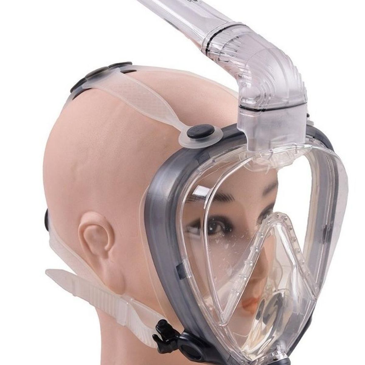 CABOSUB - Máscara para Buceo Pinta Roja  Visión Panorámica - Rojo