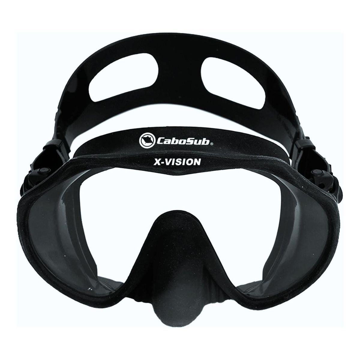 CABOSUB - Máscara Buceo y Snorkeling Cabosub X-Vision Claridad Total - Negro