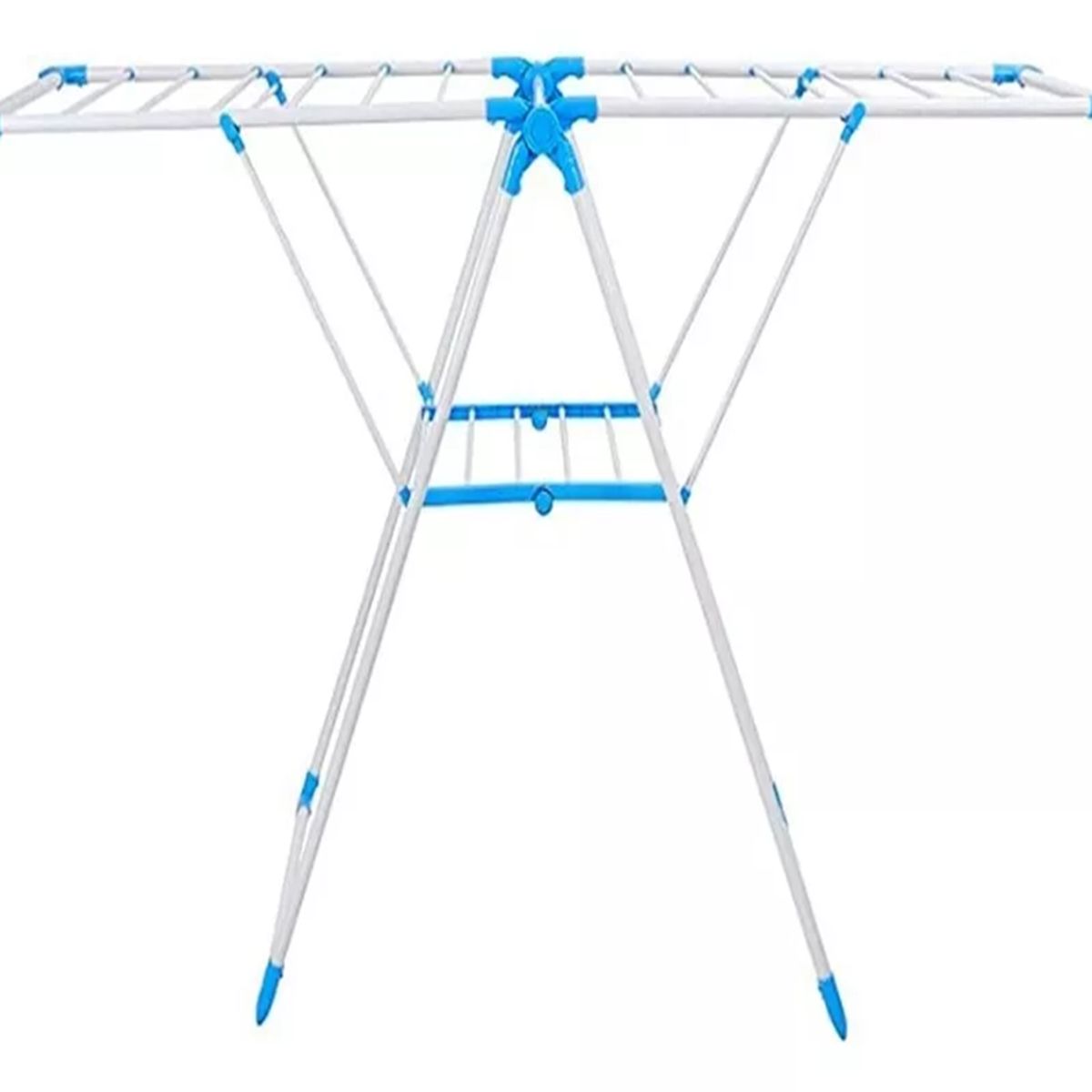 GENERICO - Tendedero Ropa Plegable Colgador Ropa Retractil Tendederos Plateado