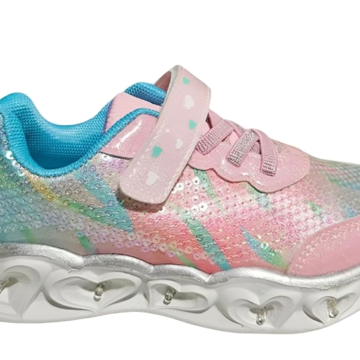KIBOU - Zapatillas Brillantes Para Niñas Con Luces