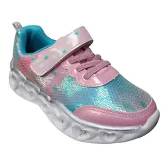 BOSSY - Zapatillas Brillantes Para Niñas Con Luces