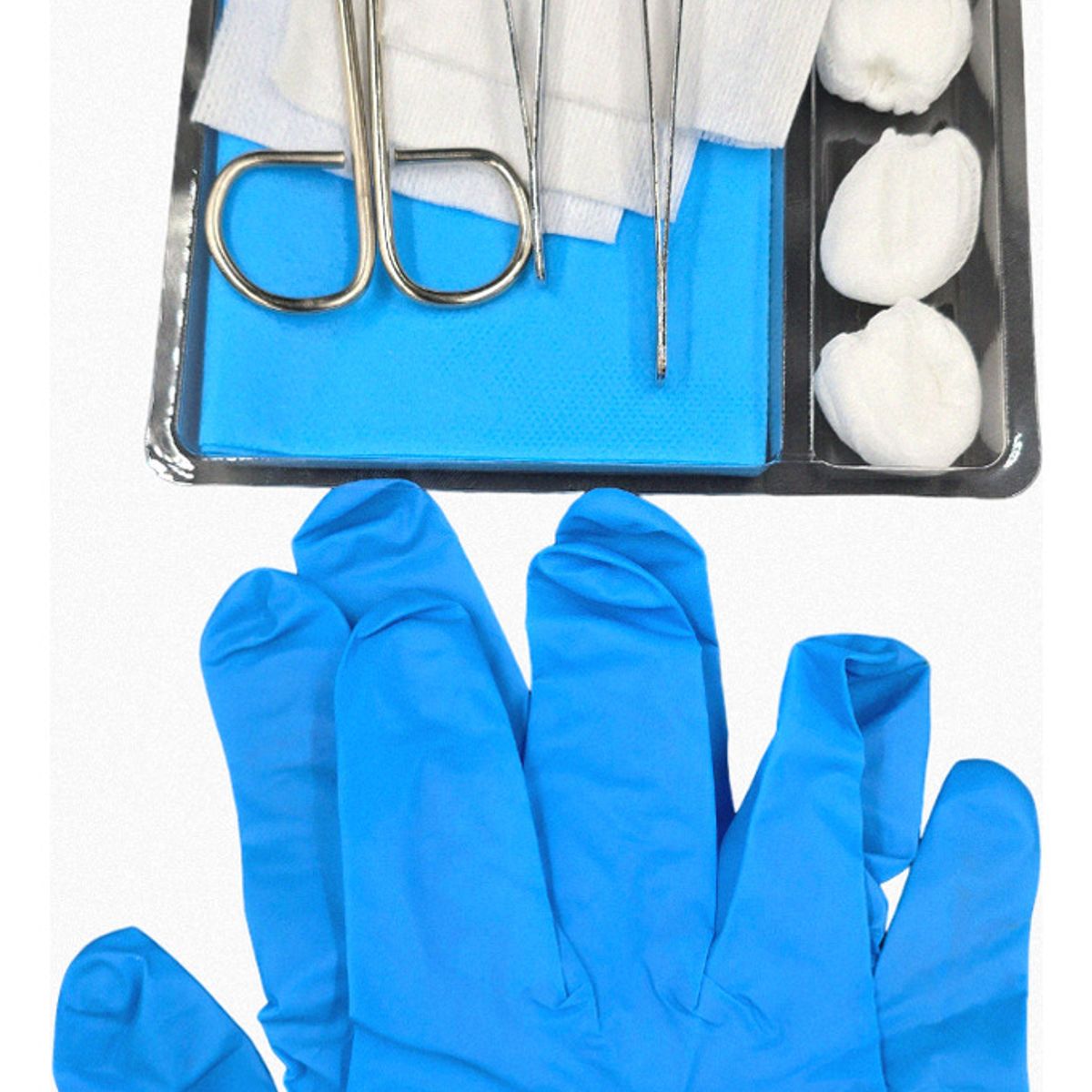GENERICO - Kit De Curación Estéril Geerdink Con Par De Guantes Nitrilo Geerdink