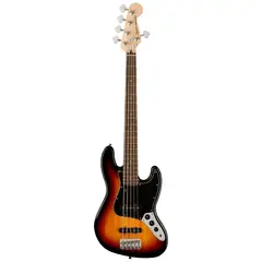 SQUIER - Bajo 5 cuerdas Affinity Jazz Bass Laurel 3-Color Sunburst -