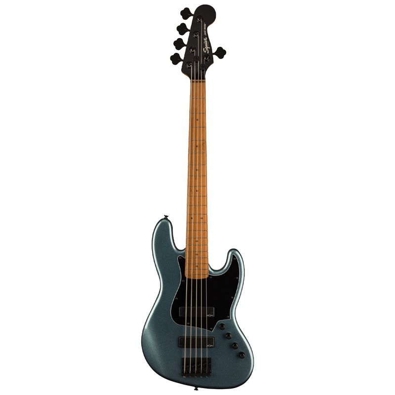 SQUIER - Bajo 5 cuerdas Contemporary Active Jazz Bass Gunmetal Metallic - Squier