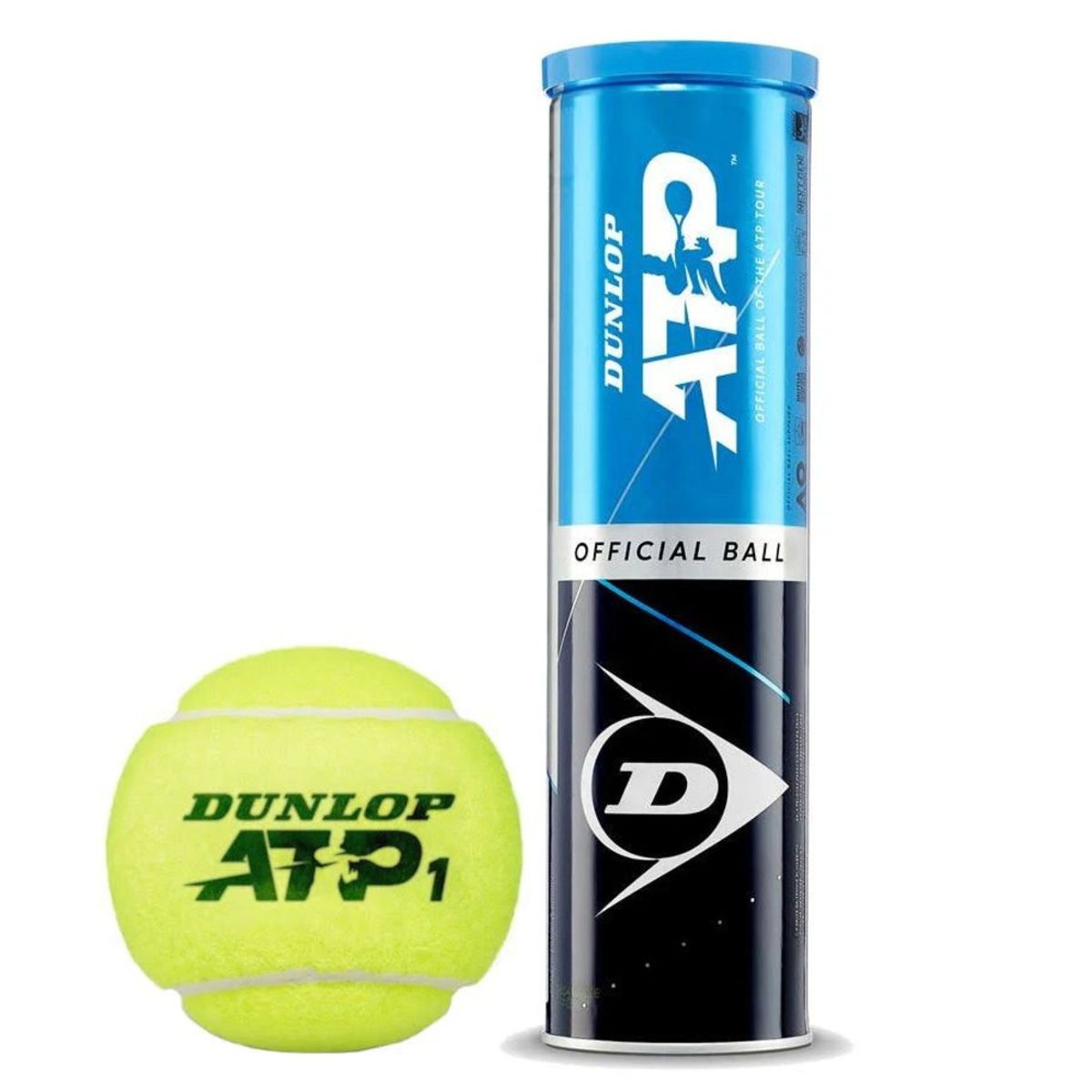 DUNLOP - Tarro Pelotas Tenis Dunlop Atp X4 DUNLOP