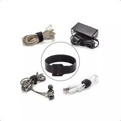 ATURE - Pack 100u Amarra Cables Bridas Velcro Negro Cinta