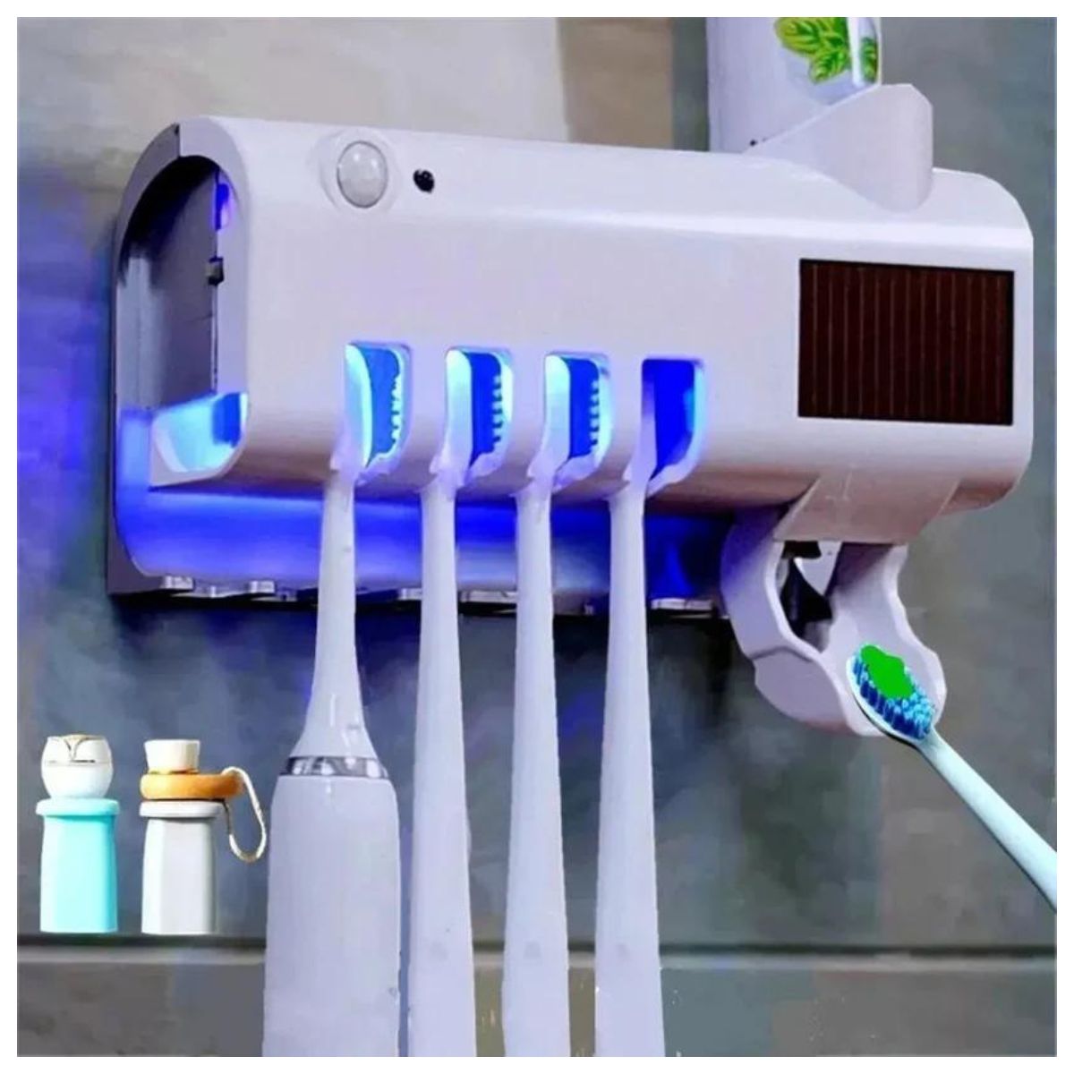 GENERICO - Dispensador de Pasta + Porta Cepillos Pro