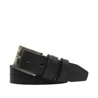 Cinturón de hombre Davies Negro 100% cuero natural