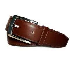 CRAFTMEN - Cinturón de hombre Clark Cafe 100% cuero natural
