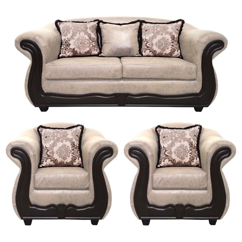 AMERICA DECORA - Living 3-1-1 Grand Búfalo Envejecido Beige