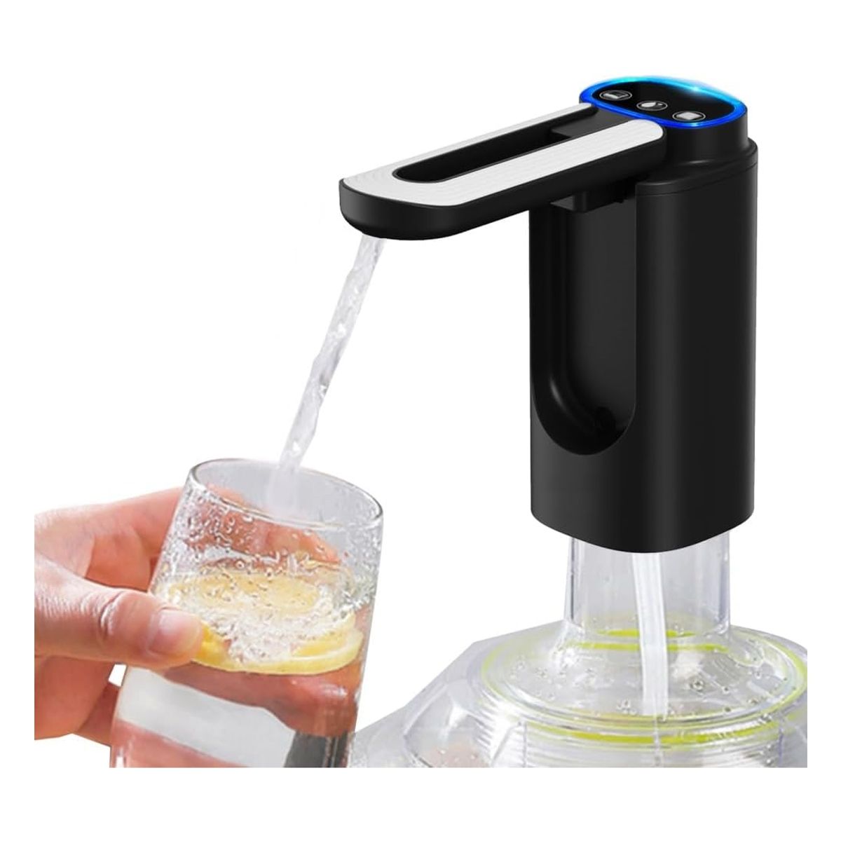 ATURE - Dispensador de Agua Electrica Recargable USB Plegable 3 Modos