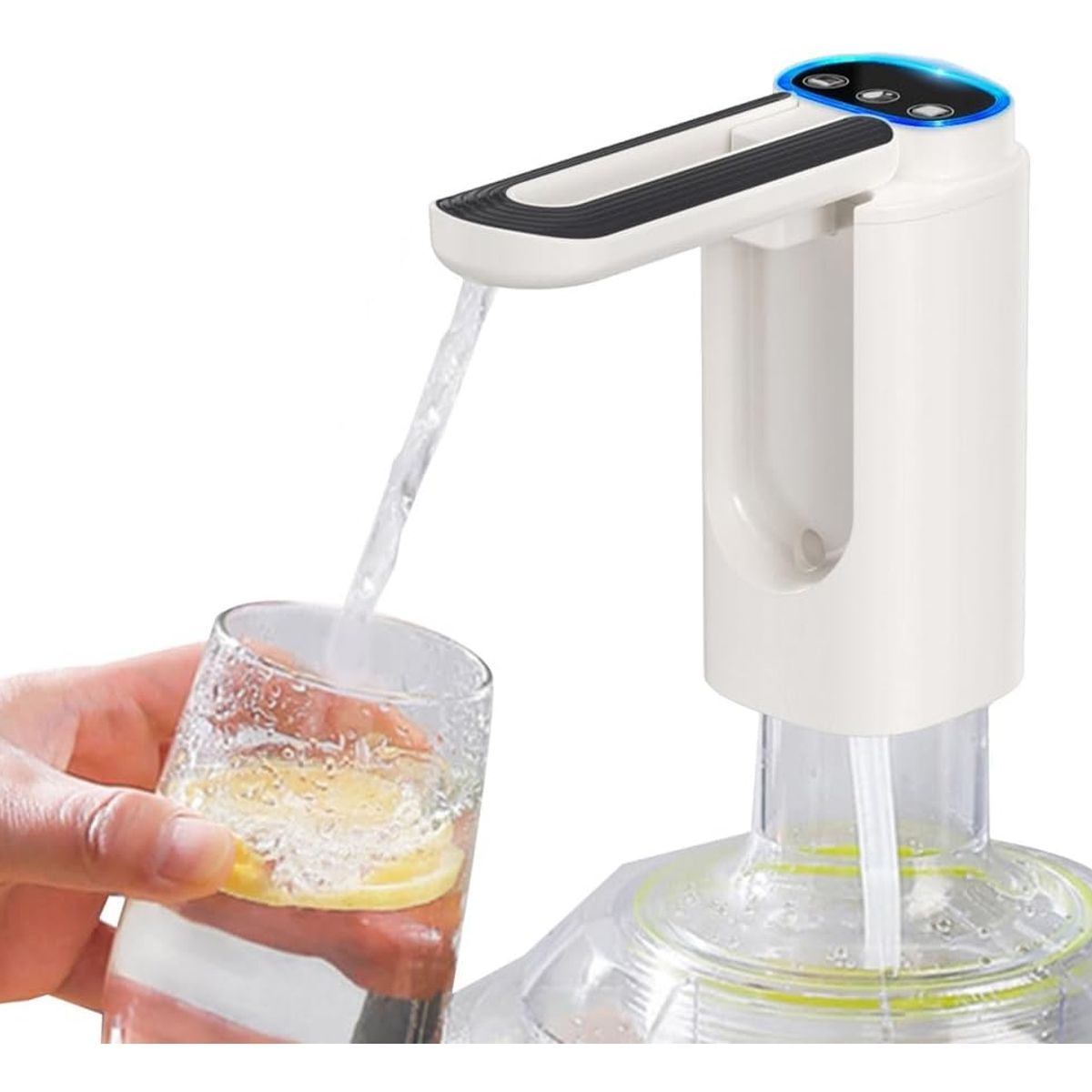 ATURE - Dispensador de Agua Electrica Recargable USB Plegable 3 Modos