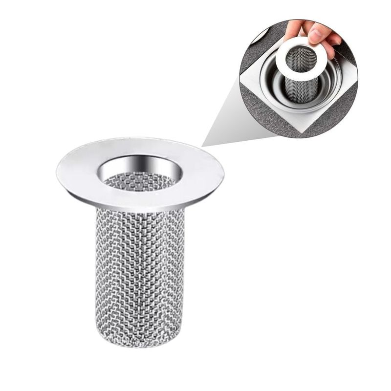 GENERICO - Filtro Colador Metálico Lavaplato Fregadero Cocina 28-40mm