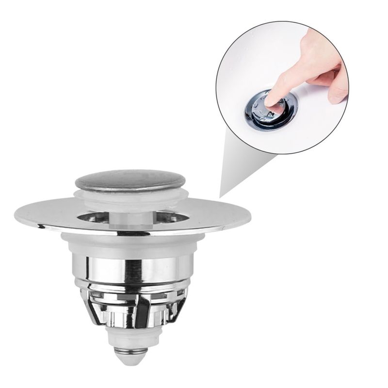 GENERICO - Tapón Núcleo Con Rebote Ducha Regadero Lavabo Lavamano